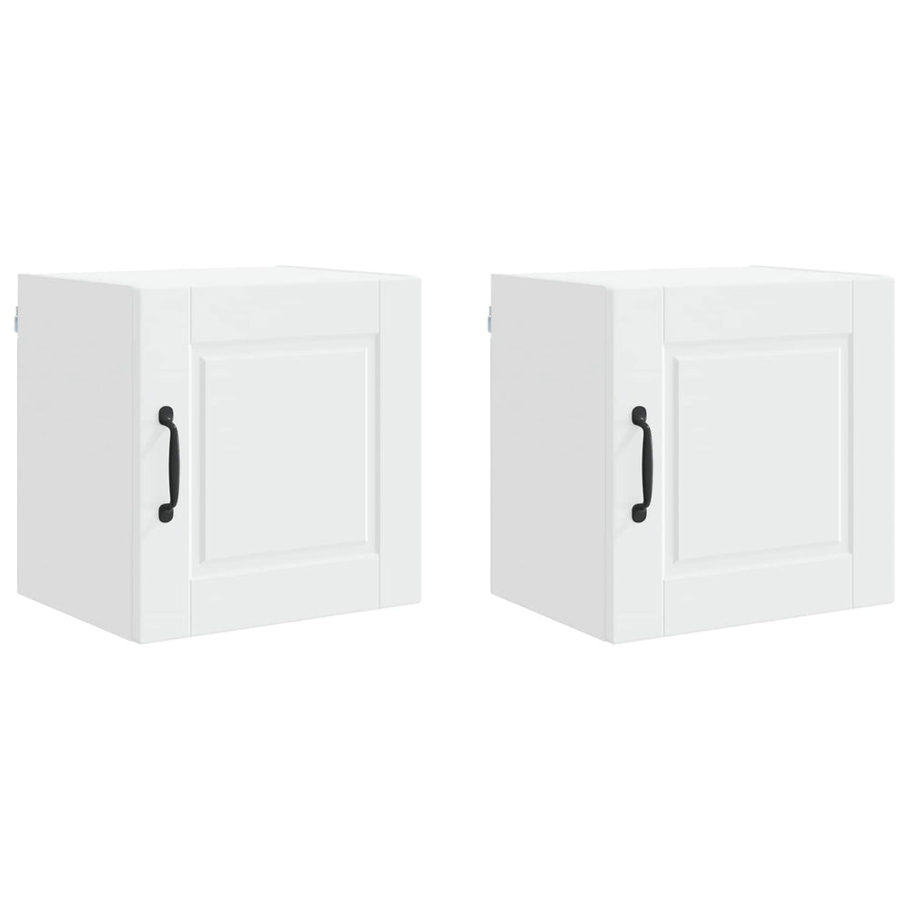 Küchenschrank Weiß, 2er Set, 40x40 cm
