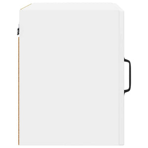 vidaXL Meuble haut de cuisine avec porte 2 pcs Blanc 40 x 31 x 40 cm Bois d'ingénierie