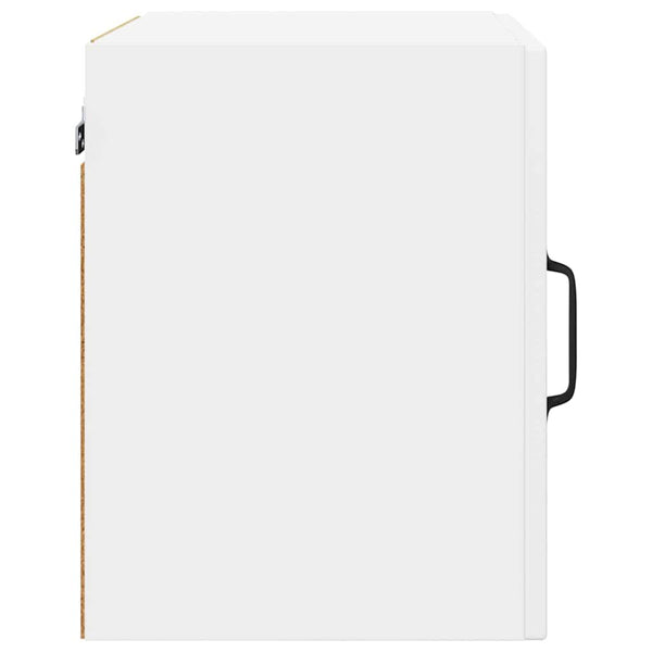 vidaXL Meuble haut de cuisine avec porte 2 pcs Blanc 40 x 31 x 40 cm Bois d'ingénierie