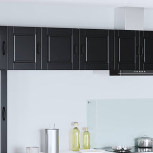Küchenschrank Set Schwarz 40x31x40cm