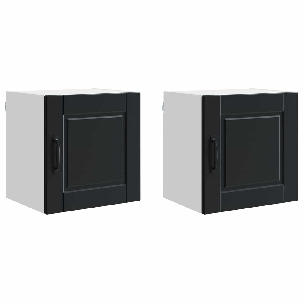 Küchenschrank Set Schwarz 40x31x40cm