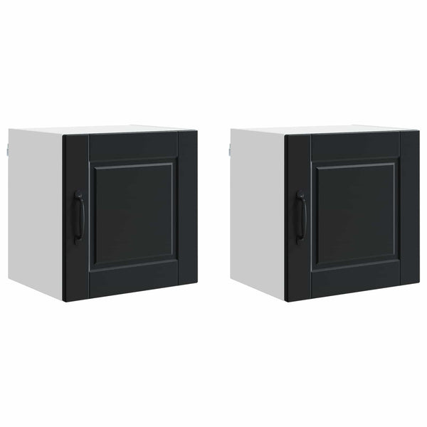 Küchenschrank Set Schwarz 40x31x40cm