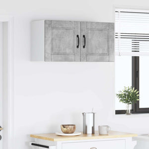 Küchenschrank 2er Set Beton Grau