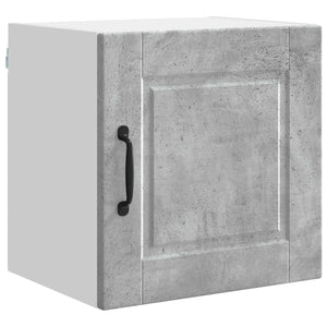 Küchenschrank 2er Set Beton Grau