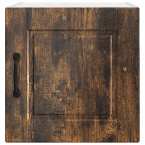 vidaXL Meuble haut de cuisine avec étagère 2 pcs Chêne fumé 40 x 31 x 40 cm