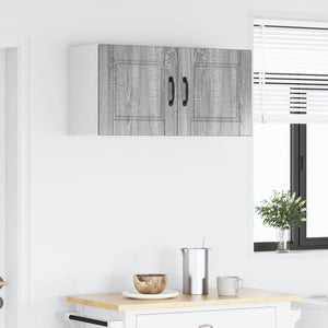 Küchenschrank 2er Set Grau Sonoma 40x40 cm