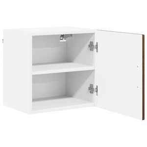 vidaXL Meuble de cuisine avec porte 2 pcs Marron aspect chêne 40 x 31 x 40 cm