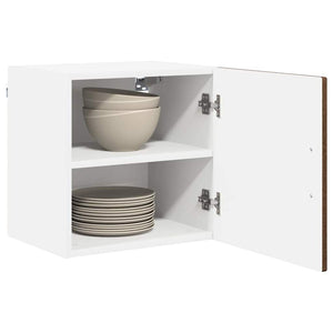 vidaXL Meuble de cuisine avec porte 2 pcs Marron aspect chêne 40 x 31 x 40 cm