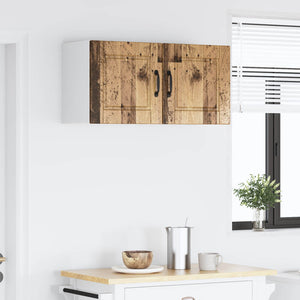 Küchenschrank 2er Set Altholz