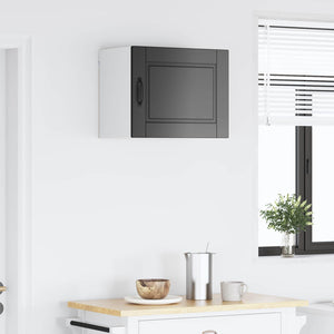 vidaXL Meuble haut de cuisine avec étagère Noir 50 x 31 x 40 cm Bois d'ingénierie