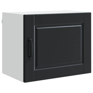 vidaXL Meuble haut de cuisine avec étagère Noir 50 x 31 x 40 cm Bois d'ingénierie