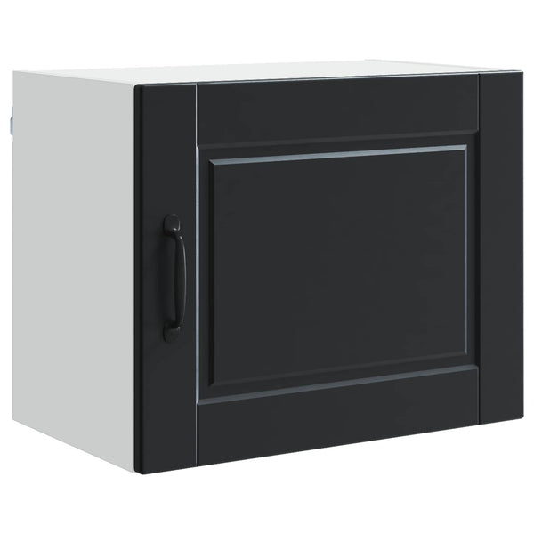 vidaXL Meuble haut de cuisine avec étagère Noir 50 x 31 x 40 cm Bois d'ingénierie
