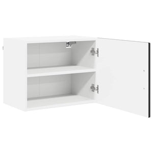 vidaXL Meuble haut de cuisine avec étagère Noir 50 x 31 x 40 cm Bois d'ingénierie