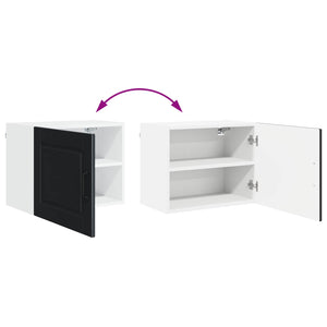 Küchenschrank, 2er Set, Schwarz, 50x31x40 cm