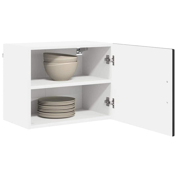 Küchenschrank, 2er Set, Schwarz, 50x31x40 cm