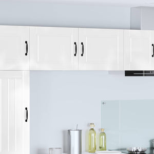 vidaXL Meuble haut de cuisine blanc brillant 50 x 31 x 40 cm, bois d'ingénierie