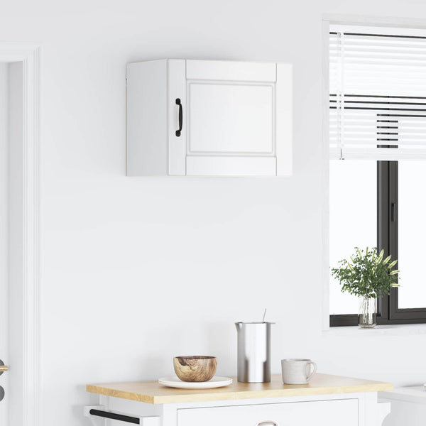 vidaXL Meuble haut de cuisine blanc brillant 50 x 31 x 40 cm, bois d'ingénierie