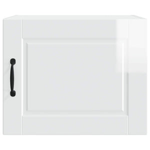 vidaXL Meuble haut de cuisine blanc brillant 50 x 31 x 40 cm, bois d'ingénierie