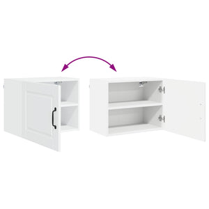vidaXL Meuble haut de cuisine blanc brillant 50 x 31 x 40 cm, bois d'ingénierie