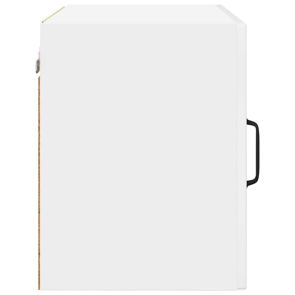 vidaXL Meuble haut de cuisine blanc brillant 50 x 31 x 40 cm, bois d'ingénierie