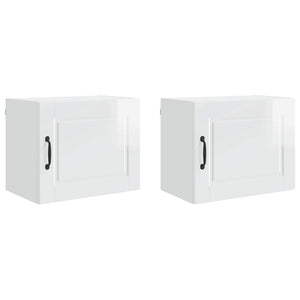 Küchenschrank mit Regal, 2er Set, Weiß