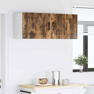 vidaXL Meuble de cuisine avec étagère 2 pcs Chêne fumé 50 x 31 x 40 cm