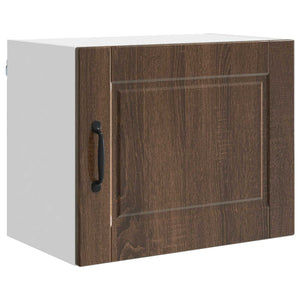 vidaXL Meuble haut de cuisine avec porte 2 pcs Aspect chêne marron 50 x 31 x 40 cm