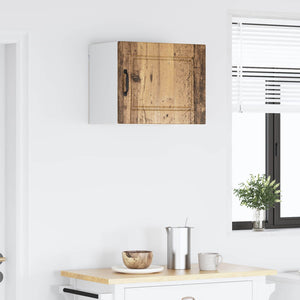 Küchenschrank mit Regal Altholz 50x31x40 cm