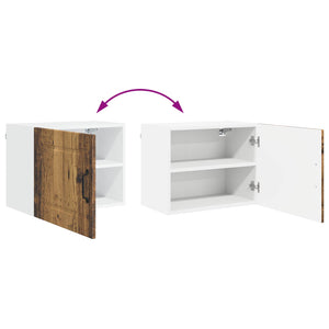Küchenschrank mit Regal Altholz 50x31x40 cm