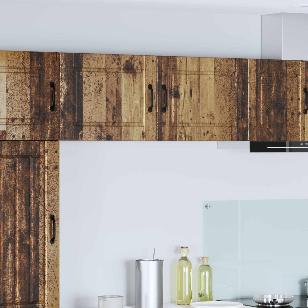 Küchenschrank 2er-Set Altholz