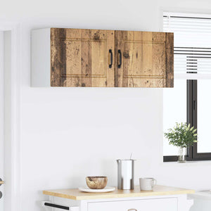 Küchenschrank 2er-Set Altholz
