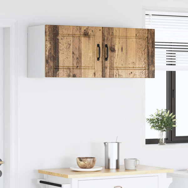 Küchenschrank 2er-Set Altholz