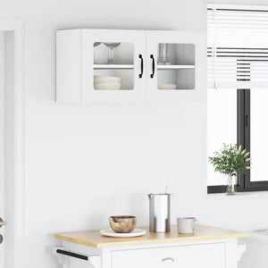 Küchenschrank Weiß mit Regal 80x31x40cm