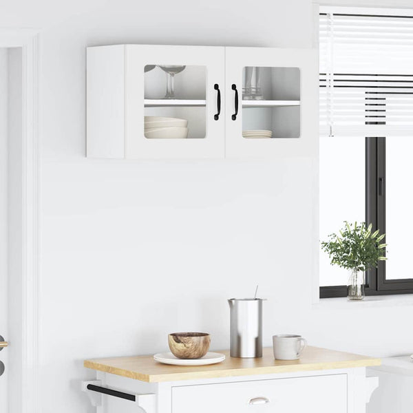 Küchenschrank Weiß mit Regal 80x31x40cm