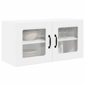 Küchenschrank Weiß mit Regal 80x31x40cm