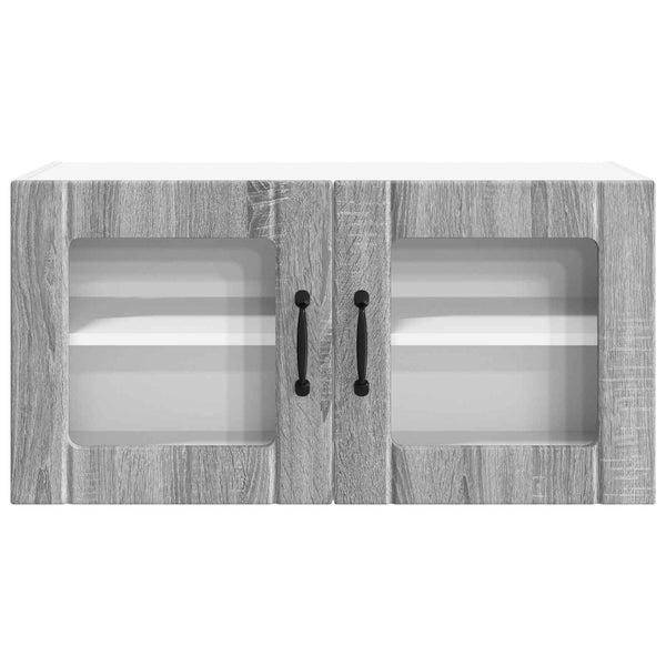 vidaXL Meuble haut de cuisine chêne Sonoma gris 80x31x40 cm aggloméré