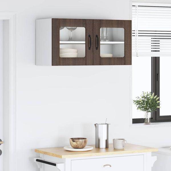 Küchenschrank Braun Eiche 80x31x40cm