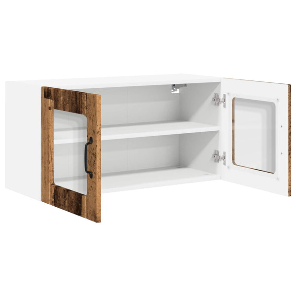 Küchenschrank Altholz mit Regal 80x40 cm