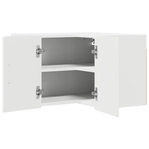 Küchenschrank Weiß mit Regal, 57x57x40 cm