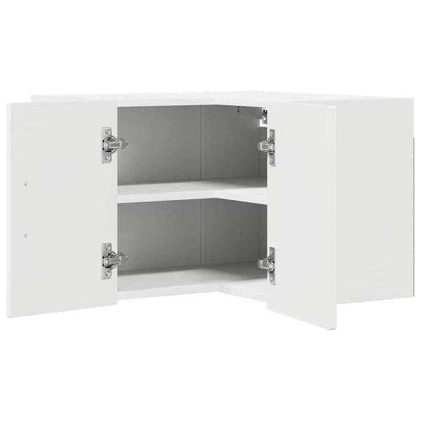 Küchenschrank Weiß mit Regal, 57x57x40 cm
