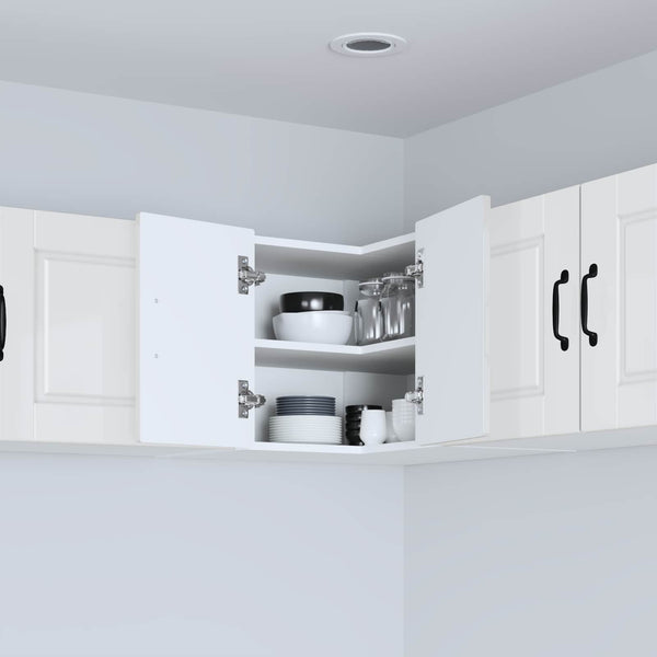 vidaXL Meuble de cuisine blanc brillant 57 x 57 x 40 cm Bois d'ingénierie
