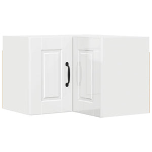 vidaXL Meuble de cuisine blanc brillant 57 x 57 x 40 cm Bois d'ingénierie