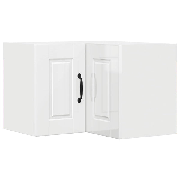 vidaXL Meuble de cuisine blanc brillant 57 x 57 x 40 cm Bois d'ingénierie