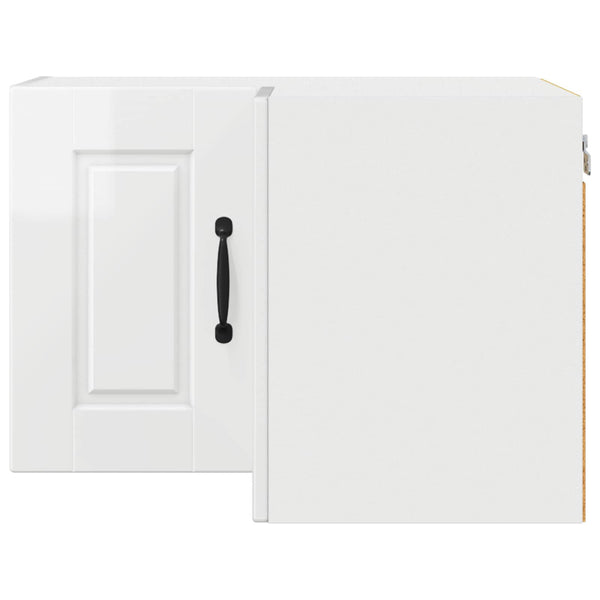 vidaXL Meuble de cuisine blanc brillant 57 x 57 x 40 cm Bois d'ingénierie