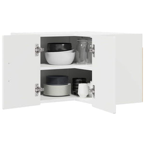 vidaXL Meuble de cuisine blanc brillant 57 x 57 x 40 cm Bois d'ingénierie