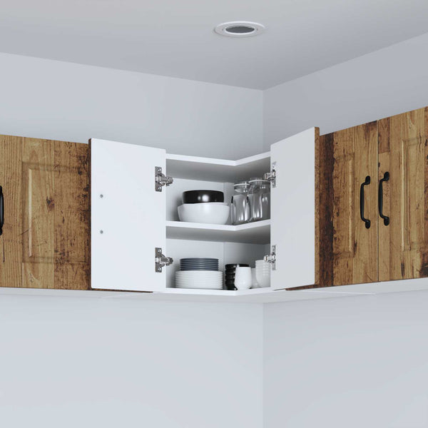 Küchenschrank Altholz mit Regal 57x57x40 cm