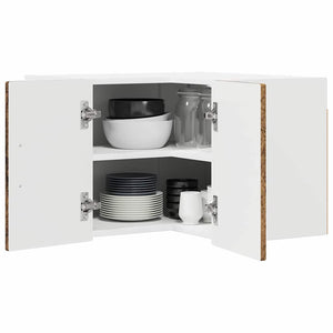 Küchenschrank Altholz mit Regal 57x57x40 cm