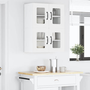 Küchenschrank mit Regal Weiß 60x31x40 cm