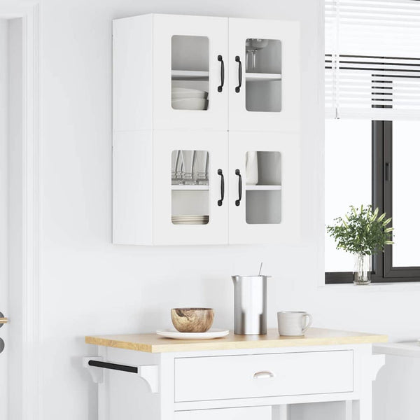 Küchenschrank mit Regal Weiß 60x31x40 cm