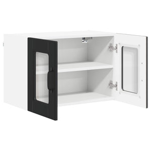 Küchenschrank Schwarz mit Regal